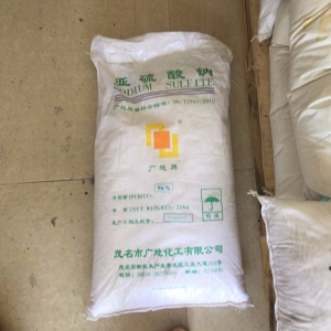 亞硫酸鈉，Na2SO3